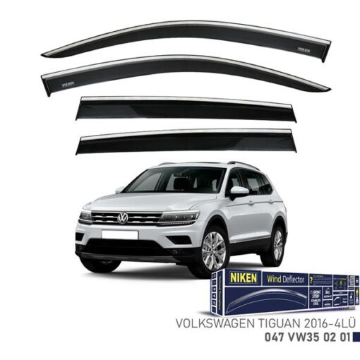 Kromlu Cam Rüzgarlığı Vw Tıguan 2016- 4lü