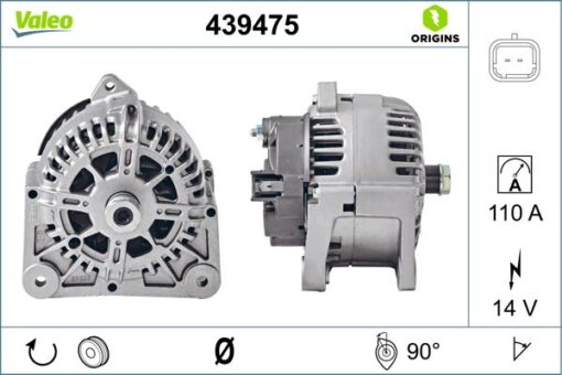 Alternatör 14v 110a Renault Megane Iı 02 Clıo Iı 98 05 Sc Nıc Iı 02 Nıssan Mıcra Iıı K12 03 1.4 1.5dci 1.6 - 8200100907-7701474416-7701478093