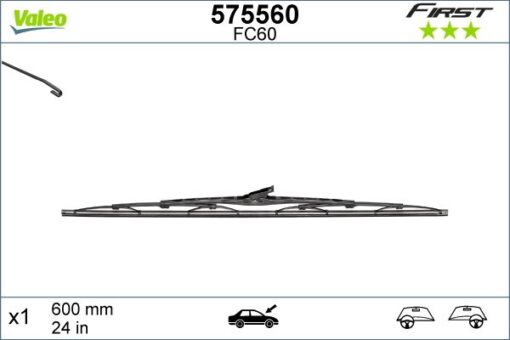 Silecek Süpürgesi 60cm X1 Normal Tip First Üniversal - PJ147-PJ147-PJ147