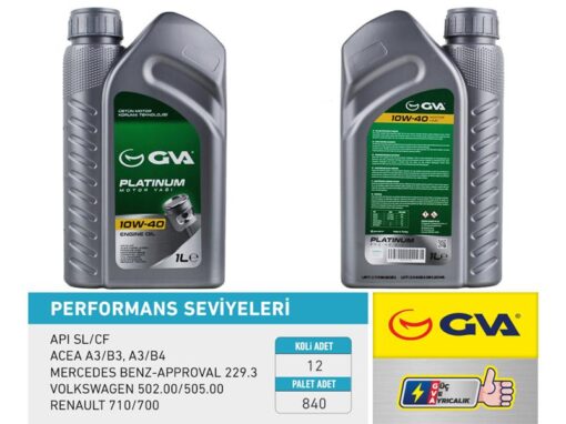 Motor Yağı 10w40 1 Lt Platınum Yarı Sentetik Apı Sl/cf - 10W40