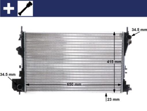 Radyatör Vectra C-sıgnum 1.6-1.8 16v 02 Ac Klimasız Mek 650x405x23 8mk376771201 - 1300244-24418338