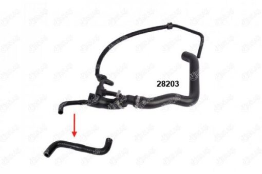28203 Radyatör Üst Hortumunun -- İnce Hortumun Uç Kısmı -- Vw Lt35-volt 2.5 N173 - 2D0122101A