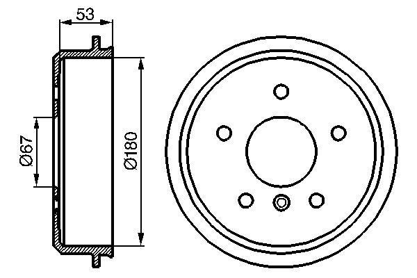 Fren Kampanası Mercedes A-class W168 97 04 - A1684230401