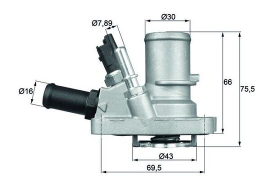 Termostat Komple G1006.88 Albea-doblo-lınea-punto-ıdea-bravo-500- 1.4 Bnz Li Müşr Lü 88c - 55202176-55250824-55193669