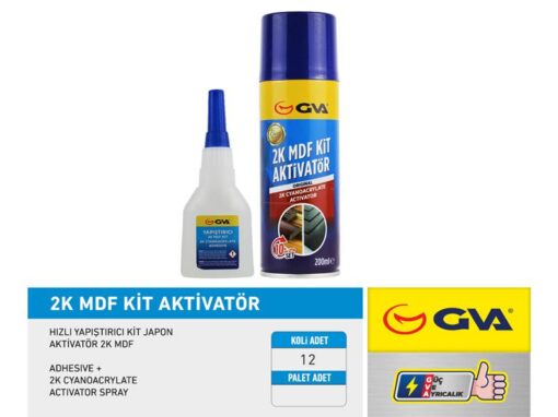 Hızlı Yapıştırıcı Kit Japon Aktivatör 2k Mdf 200 Ml