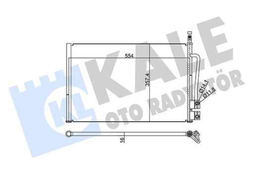 Klıma Radyatoru Kondanser Fıesta Fusıon 1.25 1.4 1.6 1.4tdcı 02 08 Mazda 2 125 1.4 - 5S6H19710BB-1384859-DE9461480B