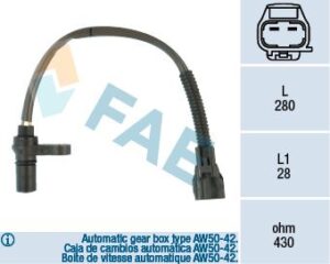 Krank Sensoru Volvo S40 I 644 1.8 95 08 V40 645 1.8 95 00 Otomatık Sanzıman Aw50-42 - 30613400