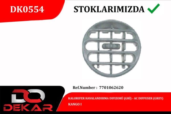 Kalorıfer Havalandırma Dıfızor Grı Kango I - 7701062620