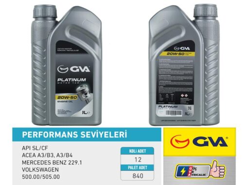 Motor Yağı 20w50 1 Lt Platınum Mineral Apı Sl/cf - 20W50