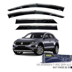 Kromlu Cam Rüzgarlığı Vw T-roc 2019- 4lü