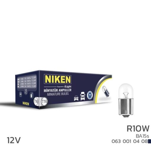 Nıken 12v 67 Ampul R10w Ba15s 10lu - UNIVERSAL