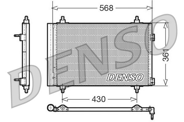 Klima Kondenseri Berlıngo-partner-307-308-508-5008-3008-c4-ds4-ds5 1.4-1.6-2.0 Hdı-vtı - 6455.CX-6455.GH-6455.GL-6455.HK