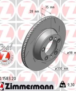 Arka Fren Aynası Sağ Porsche Panamera 10-16 3.0 330x28x5dlxhvlı 986479733-df6321s - 298615602A-97035240400