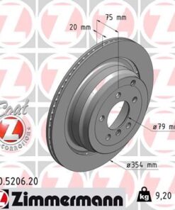 Fren Dıskı Arka Range Rover 3 Vogue L322 02 12 - LR031844-SDB500202-LR017804
