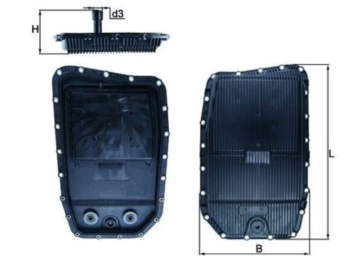 Otomatık Sanzıman Yag Karterı Ga6hp26z Bmw E60 E65 E90 E70 E71 F01 E83 Land Rover Dıscovery 3/4 L319 R.r 3 L322 R.r 4 L405 R.r Sport 1 L320 - 24117571227-LR007474