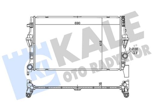 Motor Su Radyatoru Mercedes Vıto W447 14 - A4475010201