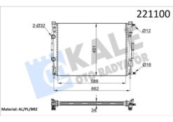 Motor Su Radyatörü Renault Megane Iı 02 Scenıc 03 1.5-1.9dci/1.4-1.6-2.0 16v Ac Klimasız Mek 590x455x34 1 Sıra Alb - 8200357536-8200115542