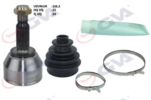 Aks Kafası Dış Ön Transıt Connect 1.8 Tdcı 02-13 75hp 25x24x53.5 156.5mm - 4512588-4512586-1501263