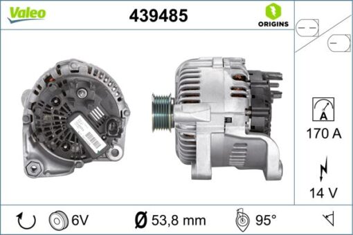 Alternator Sarj Dınamosu 12v 170a Bmw M47 M57 E60 E63 E64 E65 - 12318517261-12317799204