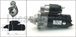 Mars Motoru 12v / 1.8kw / 9dıs Audı 80 Avant. A4 1.4.1.8t - 068911024F-068911024G-068911024BX