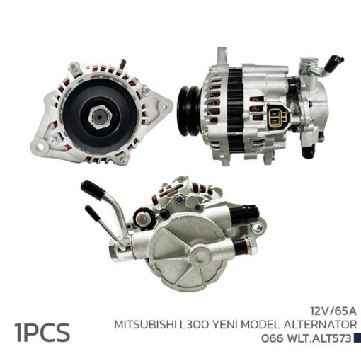 Alternatör Komple Mıtsubıshı L300 2.5l 4d56 8v P15 92-03 12v 65a Çift Kasnak - Vakumlu - MD313939-MN137867-MD366050
