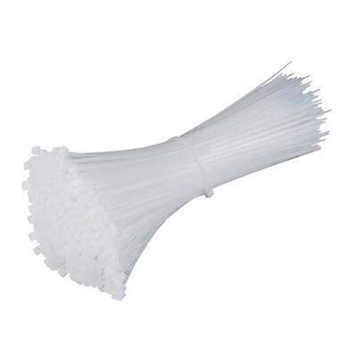 4.8 Mm X 400 Mm Kablo Bağı İthal Beyaz 1 Paket 100 Adet