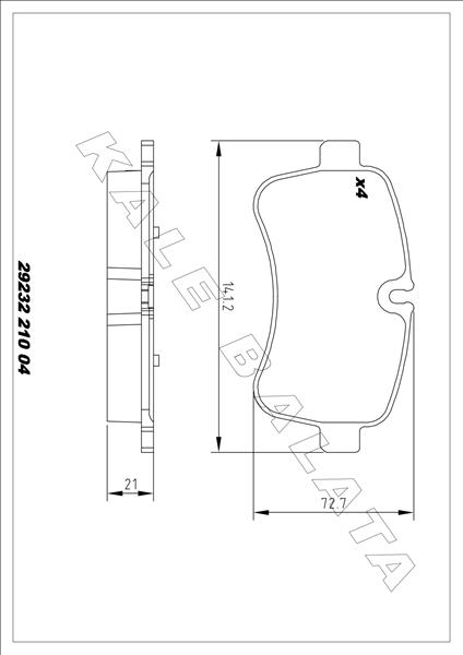 Arka Balata Iveco Daıly Iı-ııı 06 - 42555917
