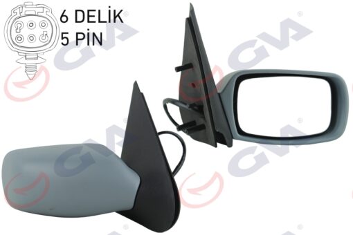 Dış Dikiz Aynası Sağ Fıesta 96 00 Mazda 121 96 Elektrikli Isıtmalı Astarlı Konveks Vm-306ehpr - XS6117683PAXWAA-1085361-1E0569120A