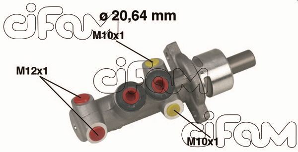 Fren Ana Merkezi Renault Clıo Iı 98 Clıo Symbol 00 Symbol Iı 08 20.64 Mm - 7701205740