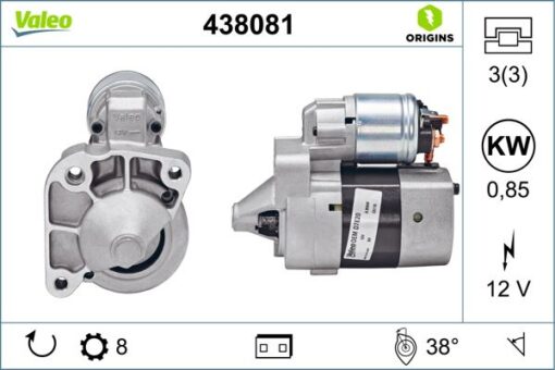 Marş Motoru 12v 8 Diş Logan- Kng- Clıo I- Mgn I 1.4 98- - 7700274303-7700274351-7711134532
