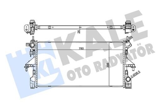 Su Radyatörü Peugeot Boxer-cıtroen Jumper 2.0-2.2 Bluehdı - 1680410280-1626264480-1613996380