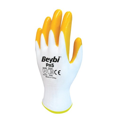 Nitril Eldiven No:10 Sarı Pk:12 Lik Hırdavat - 7711420769-7711780097