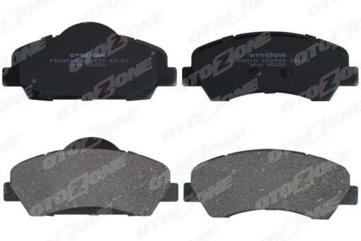 Ön Fren Balatası Peugeot P301 12 P308 13 Cıtroen C-elysee 12 C4 14 266mm - 1608691380-1610699280