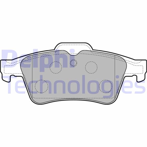 Arka Fren Balatası Peugeot P508 10 18 - 1647875980-4254.A8-4254.39