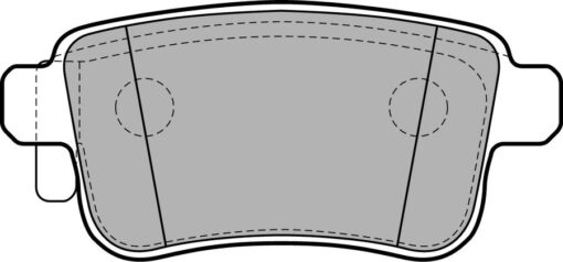 Fren Balatası Arka Mercedes Cıtan W415 12 . Renault Kangoo Iı 09 - A4154210410-440604876R