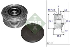 Alternatör Kasnağı Rulmanlı Transit 2.4 Tdcı 00-06 Alternatör Oem No İçin: 2c1t10300ba - 1498518-4461712-R2C1T10300BA