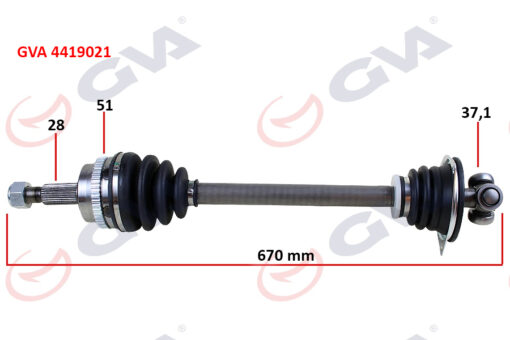 Aks Komple Sol Renault Master Iı 98 06 Opel Movano A 98 01 1.9dci 2.2dci 2.5dci 2.8dci 51diş 670mm - 7700102998-8200052428-8200178618