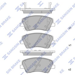 Ön Fren Balata Hyundaı Ionıq 1.6l G4le Gdı Hybrid 17- / Kıa Nıro 17- - 58101F2A00-58101F0A00-58101G2A10