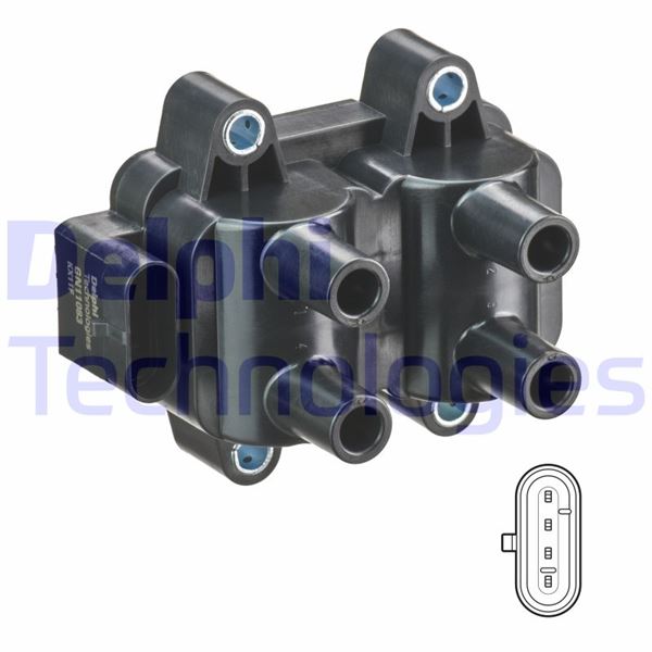 Ateşleme Bobini Çiftli Kangoo- Clıo I-ıı-ıı 1.2 -1.6 - Megan I 1.4- 1.6-scenıc-twng-logan K7j-k7m - 224336134R-7700274008