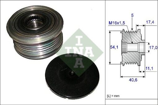 Alternatör Kasnağı Rulmanlı Clıo Iı-ııı-modus 1.5 Dci 04 8200360480 Alternatör İçin - 8200360480