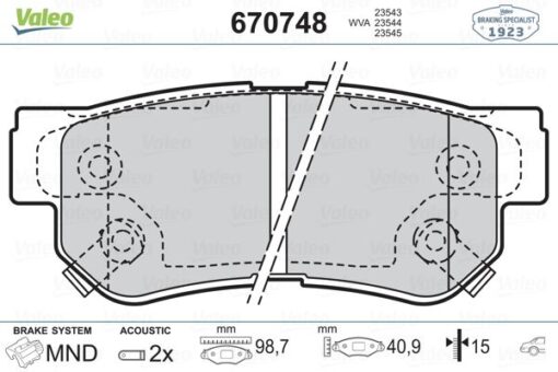 Arka Balata Sonata 01/05 Matrıx 1.8 01 Getz 03 Tucson 04 Santafe 01 Gdb3282 - 5830226A30-583023KA30-5830239A40