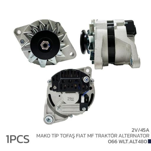Alternatör 12v 45a Mako Tip Tofaş Fıat Mf Traktör - 63394551