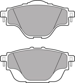 Arka Fren Balatası Fıat Ducato-jumper-boxer-movano 21 2.2d Mtj - 77369188-77369092