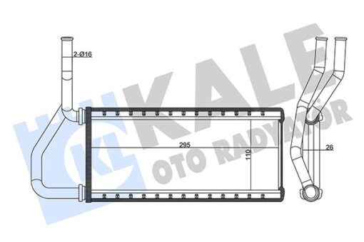 Kalorifer Radyatörü Honda Cr-v 2.0l K20 Rd8 02-06 - Aleminyum - 79110SCAA01