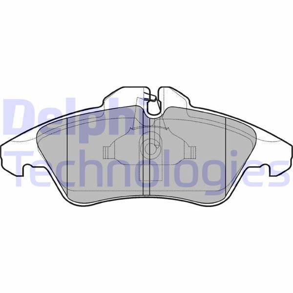 Fren Balatası On Mercedes W638 B901 B904 . Vw Lt 28-35-46 - A0024203920-2D0698151