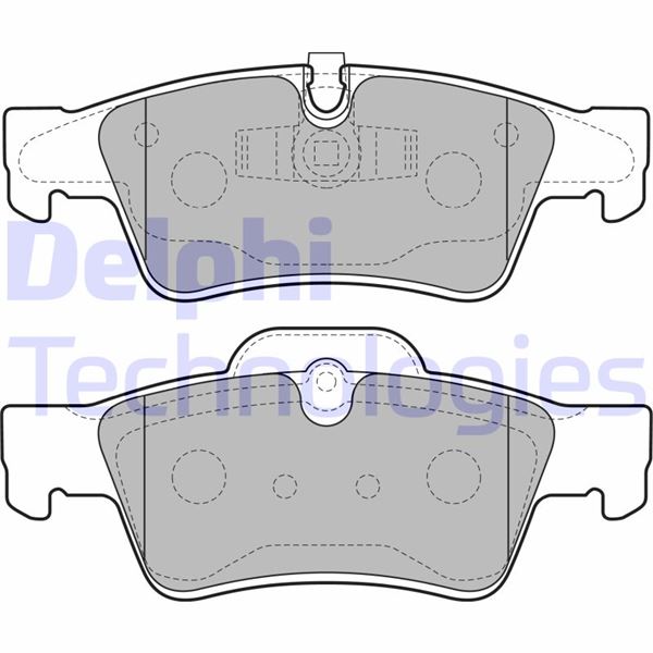 Fren Balatası Arka Mercedes W164 X164 W251 W463 - A0044205220