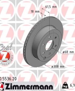 Fren Dıskı Arka Mercedes X-class W470 17 - A4704230200