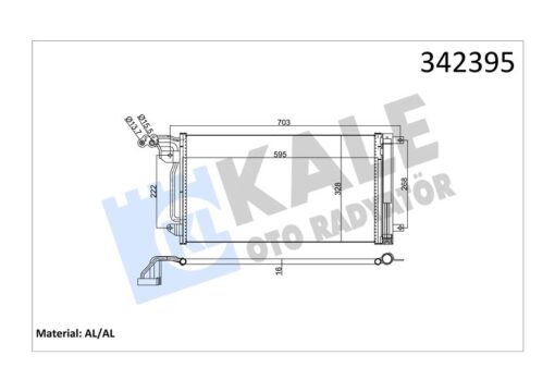 Klima Kondenseri Vw Polo-audı A1-a1 Sportback-seat Ibıza V-toledo Iv Al-al - 6R0820411D-6R0820411-6R0820411H
