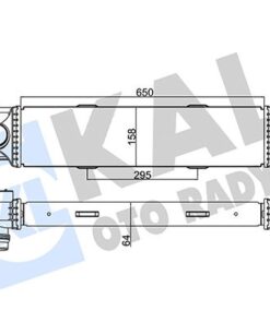 Turbo Radyatörü Renault Trafıc Iıı-opel Vıvaro 1.6dcı 650x157x64 - 144960050R-93868349-144962019R