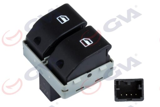 Cam Açma Anahtarı Ön Sol Polo 01-08 -seat Ibıza 04- 4 Fiş-çiftli - 6Q0959858